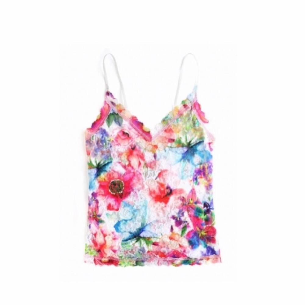 Hanky Panky Floral V-Neck Floral Cami- Medium.